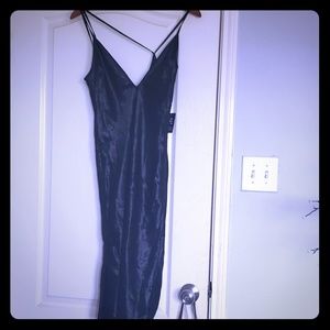 Satin Sheath dress NWT